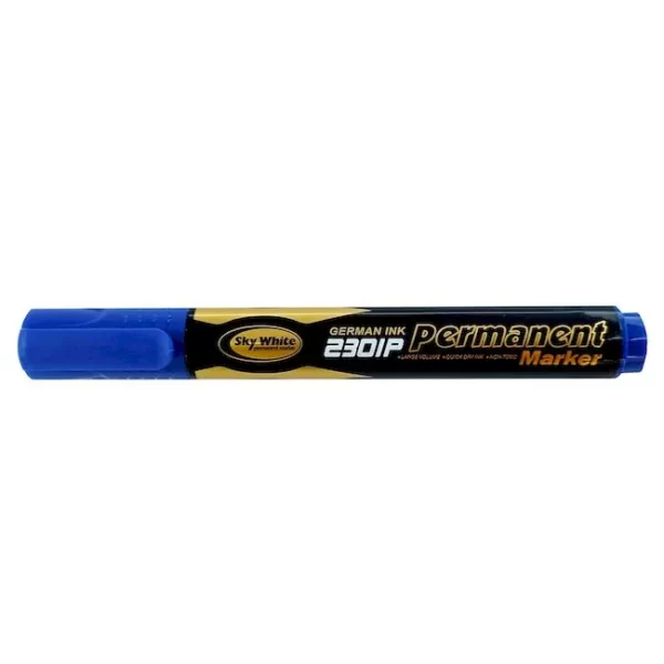 MARCADOR PERMANENTE SKY WHITE ALEMANIA PUNTA REDONDA AZUL