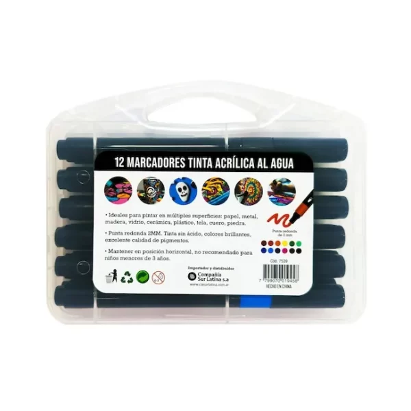 MARCADOR TALBOT ACRILICO VALIJA X12U - Imagen 2