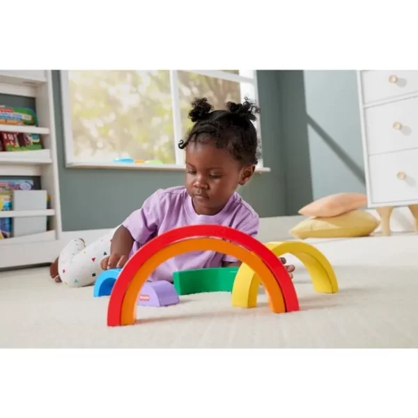 APILABLE FISHER PRICE ARCOIRIS DE MADERA - Imagen 6