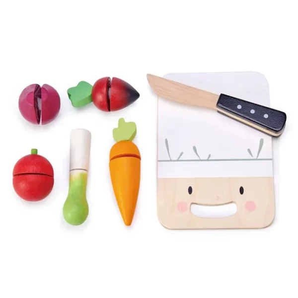 JUEGO DE ENCASTRE TENDER LEAF TABLA PARA MINI CHEF MADERA - Imagen 2