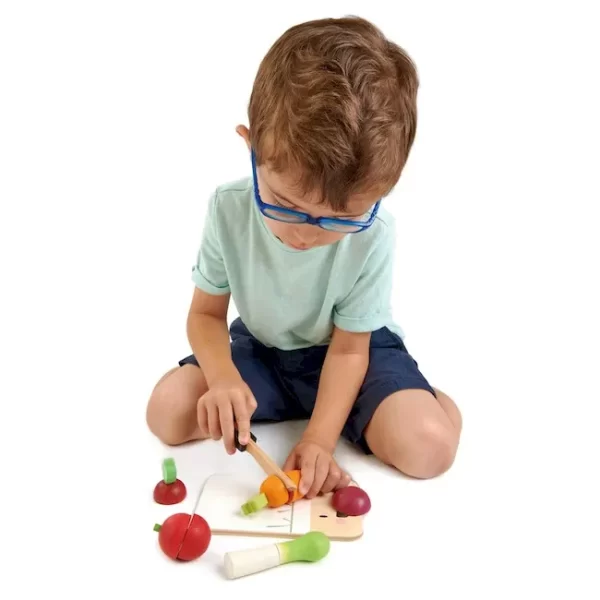 JUEGO DE ENCASTRE TENDER LEAF TABLA PARA MINI CHEF MADERA - Imagen 3