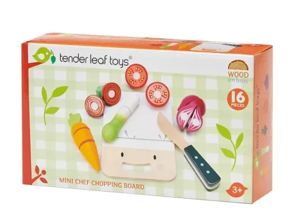 JUEGO DE ENCASTRE TENDER LEAF TABLA PARA MINI CHEF MADERA - Imagen 4