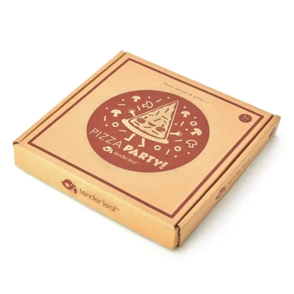 JUEGO DE ENCASTRE TENDER LEAF FIESTA DE PIZZA MADERA - Imagen 6