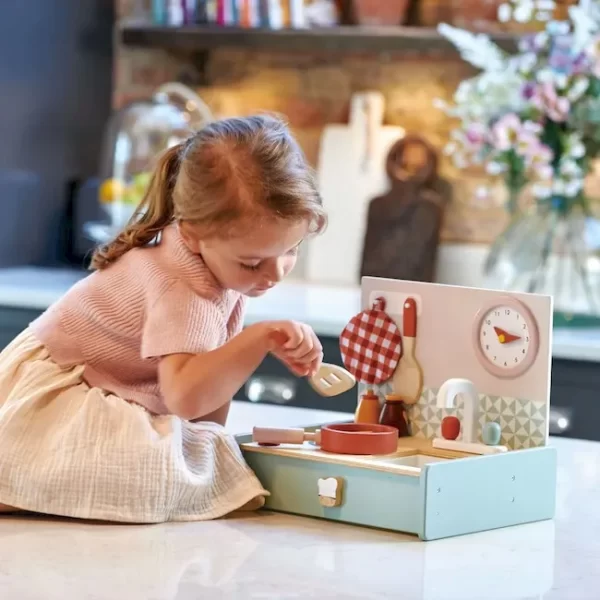 JUEGO DE COCINA MINI TENDER LEAF MADERA - Imagen 5
