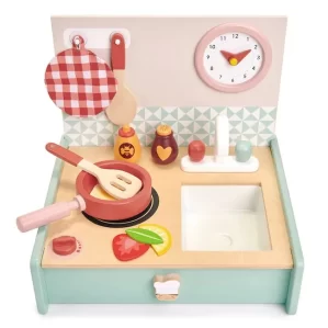JUEGO DE COCINA MINI TENDER LEAF MADERA