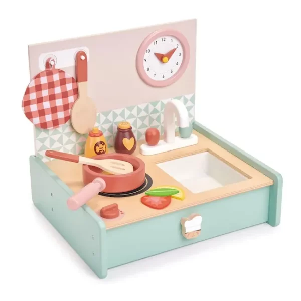 JUEGO DE COCINA MINI TENDER LEAF MADERA - Imagen 2