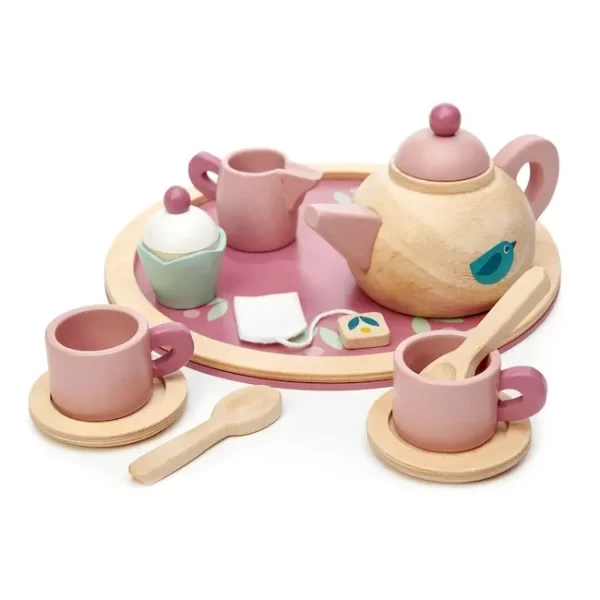 JUEGO DE TE MINI TENDER LEAF MADERA - Imagen 3