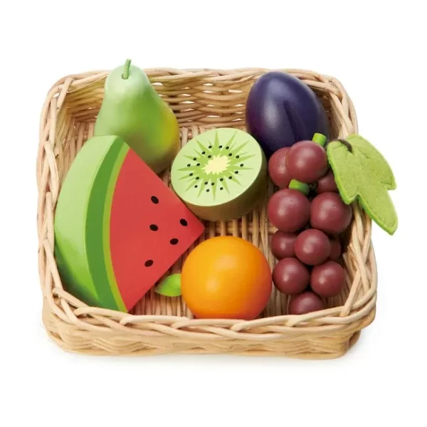 JUEGO DE COCINA MADERA TENDER LEAF CESTA DE FRUTAS - Imagen 2