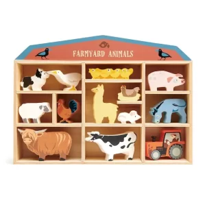 KIT APILABLE DE MADERA TENDER LEAF ANIMALES DE LA GRANJA