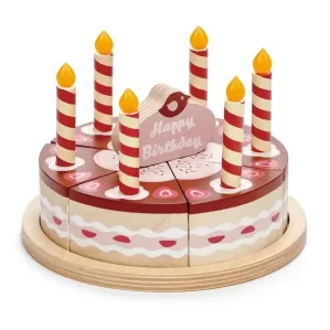 JUEGO DE COCINA EN MADERA TENDER LEAF TORTA DE CUMPLEAÑOS