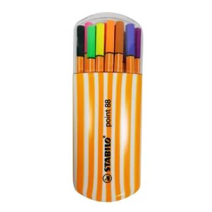 MICROFIBRA STABILO POINT 88 X20U (5 de NEON)