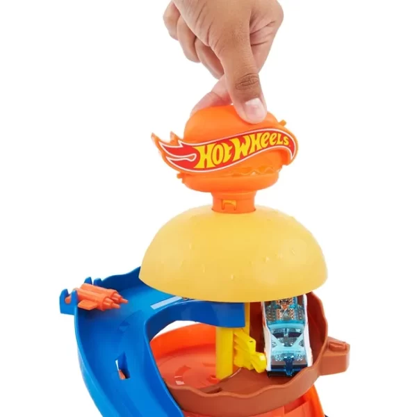 PISTA HOT WHEELS CITY TIENDA DE HAMBURGUESAS - Imagen 3