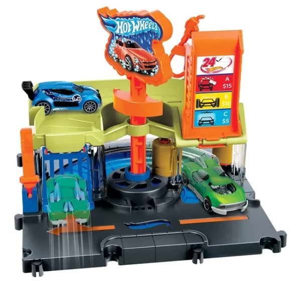 PISTA HOT WHEELS CITY AUTOLAVADO DE LA CIUDAD - Imagen 2