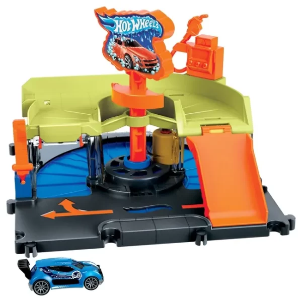 PISTA HOT WHEELS CITY AUTOLAVADO DE LA CIUDAD - Imagen 3