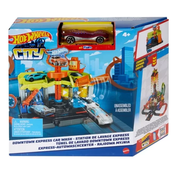 PISTA HOT WHEELS CITY AUTOLAVADO DE LA CIUDAD