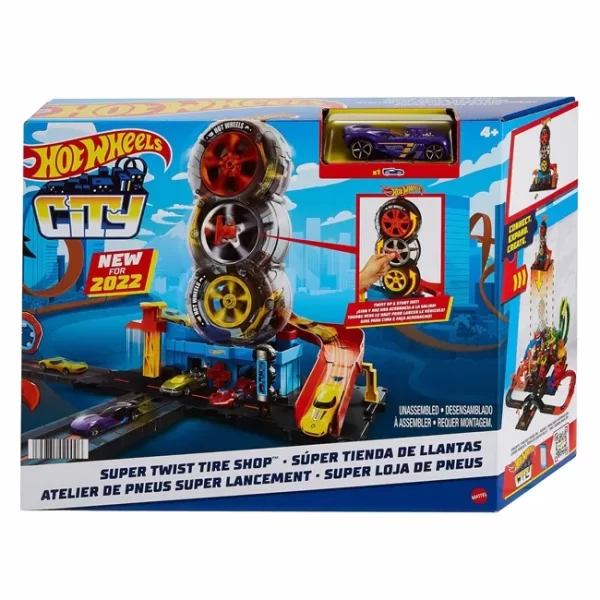 PISTA HOT WHEELS CITY SUPER TIENDA DE LLANTAS