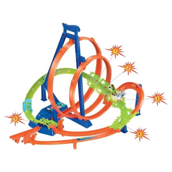 PISTA HOT WHEELS ACTION RAMPA DE CHOQUES EPICOS - Imagen 6