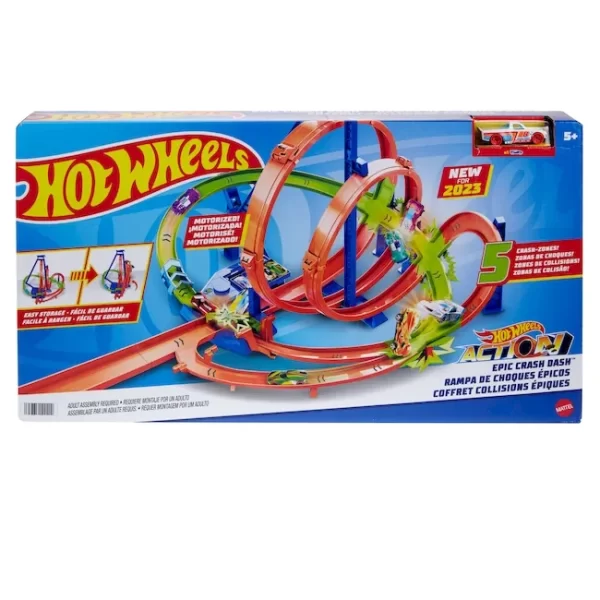 PISTA HOT WHEELS ACTION RAMPA DE CHOQUES EPICOS