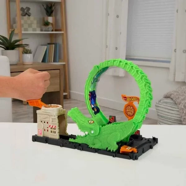 PISTA HOT WHEELS CITY ATAQUE DE COCODRILO - Imagen 4