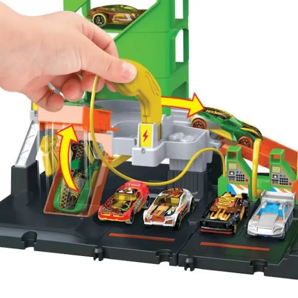 PISTA HOT WHEELS CITY SUPER ESTACION DE GASOLINA - Imagen 3