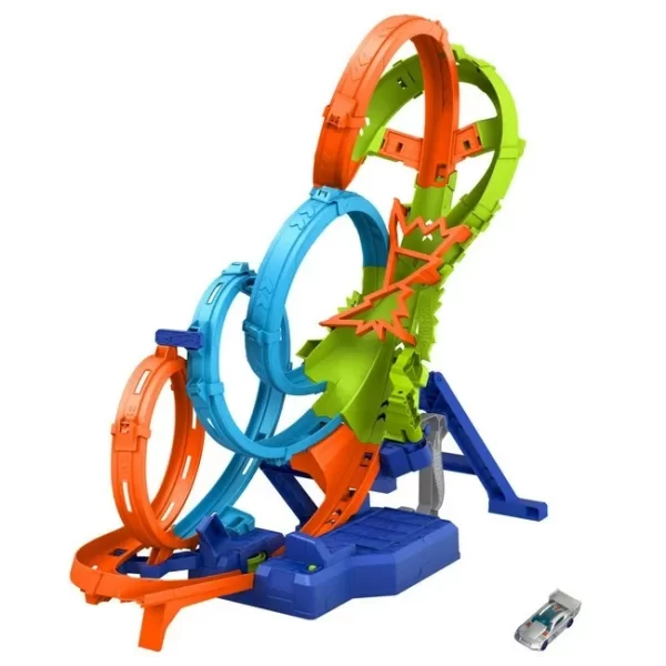 PISTA HOT WHEELS ACTION COLICION DE 4 LOOPINGS - Imagen 7