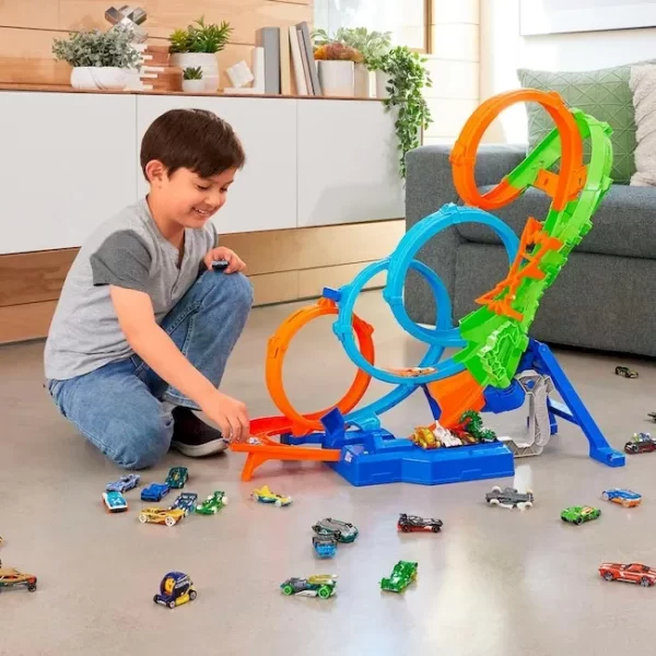 PISTA HOT WHEELS ACTION COLICION DE 4 LOOPINGS - Imagen 8